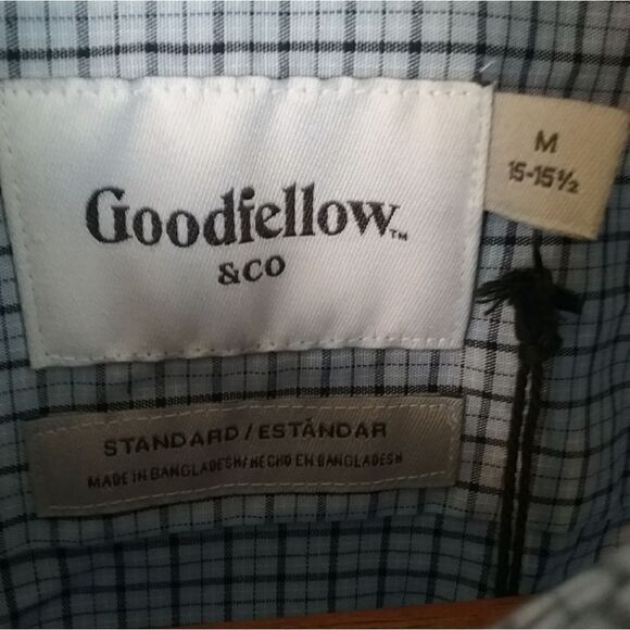 Goodfellow & Co Long Sleeve Button Down Shirt Men's Size Medium NWT - Picture 9 of 9